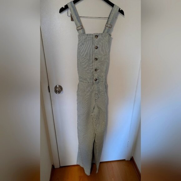 Womens Striped Overalls - Size 38 - Picture 1 of 6